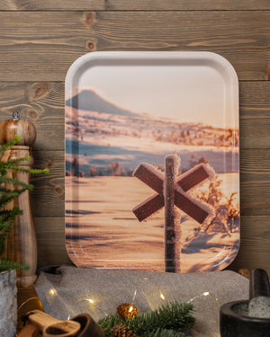 Ledkryss Städjan - Bricka 36x28 cm