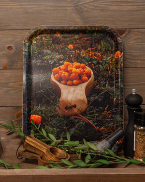 Hjortronkåsa - Bricka 36x28 cm