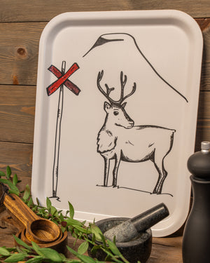 Idre - Bricka 36x28 cm