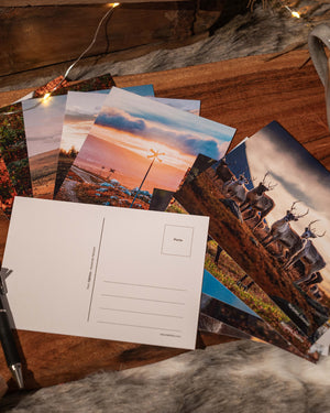 10 st vykort sommarmotiv