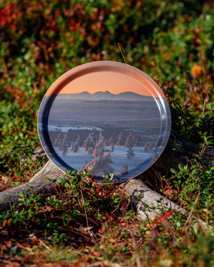 Magiska färger på himlen - Bricka 31 cm