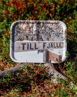 Till fjället - Bricka 36x28 cm