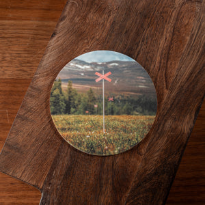 Glasunderlägg Årstider