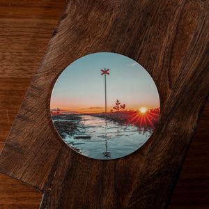 Glasunderlägg Ledkryss