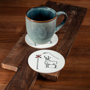 Glasunderlägg Årstider