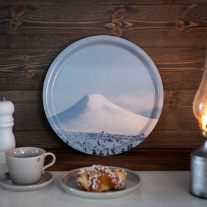 Vinterdag Städjan - Bricka 31 cm