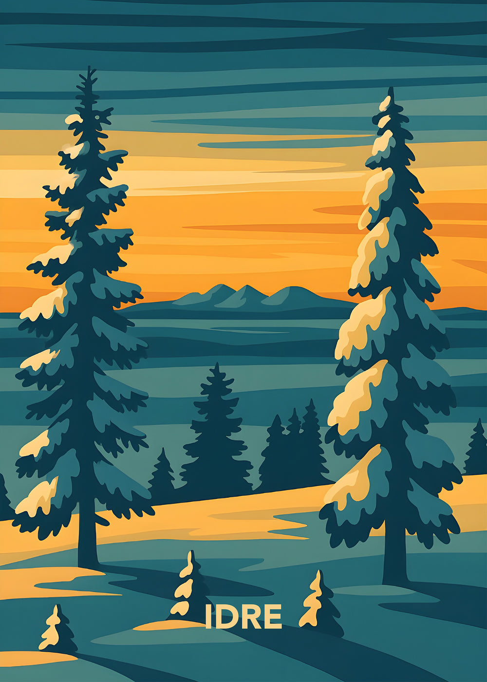 Fjällen i horisonten