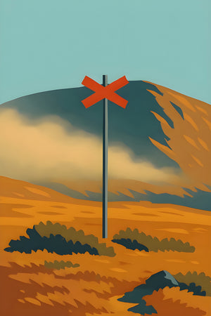 Ledkryss morgondimma Nipfjället