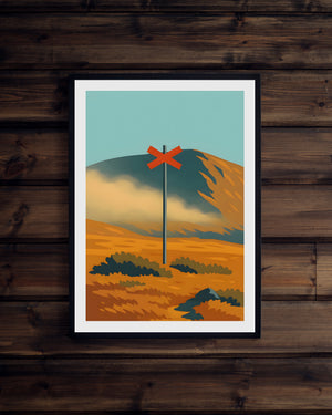 Ledkryss morgondimma Nipfjället