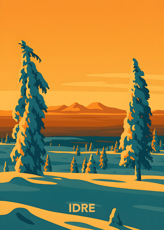Rendalssölen solnedgång vinter