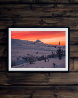 Städjan färgsprakande himmel