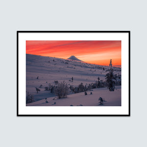 Städjan färgsprakande himmel