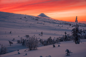 Städjan färgsprakande himmel