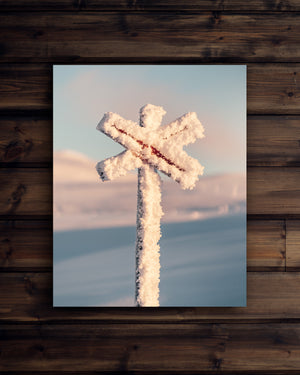 Canvas Frostigt ledkryss