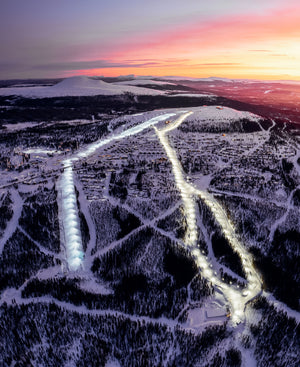 Idre Fjäll från ovan