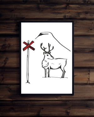 Illustration ren städjan ledkryss