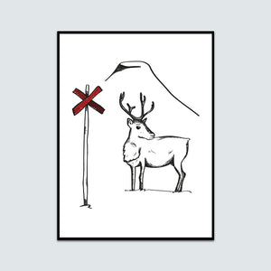 Illustration ren städjan ledkryss