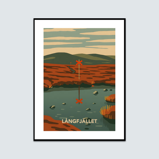 Ledkryss på långfjället