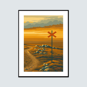 Ledkryss på Nipfjället