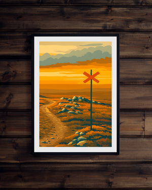 Ledkryss på Nipfjället