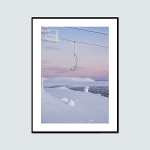 Liftstol krispig morgon