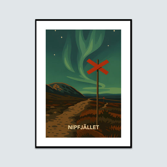 Norrsken ledkryss Nipfjället