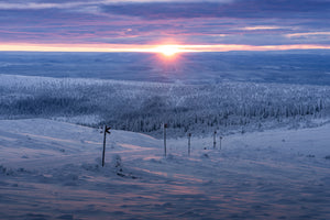 Solnedgång ledkryss Nipfjället