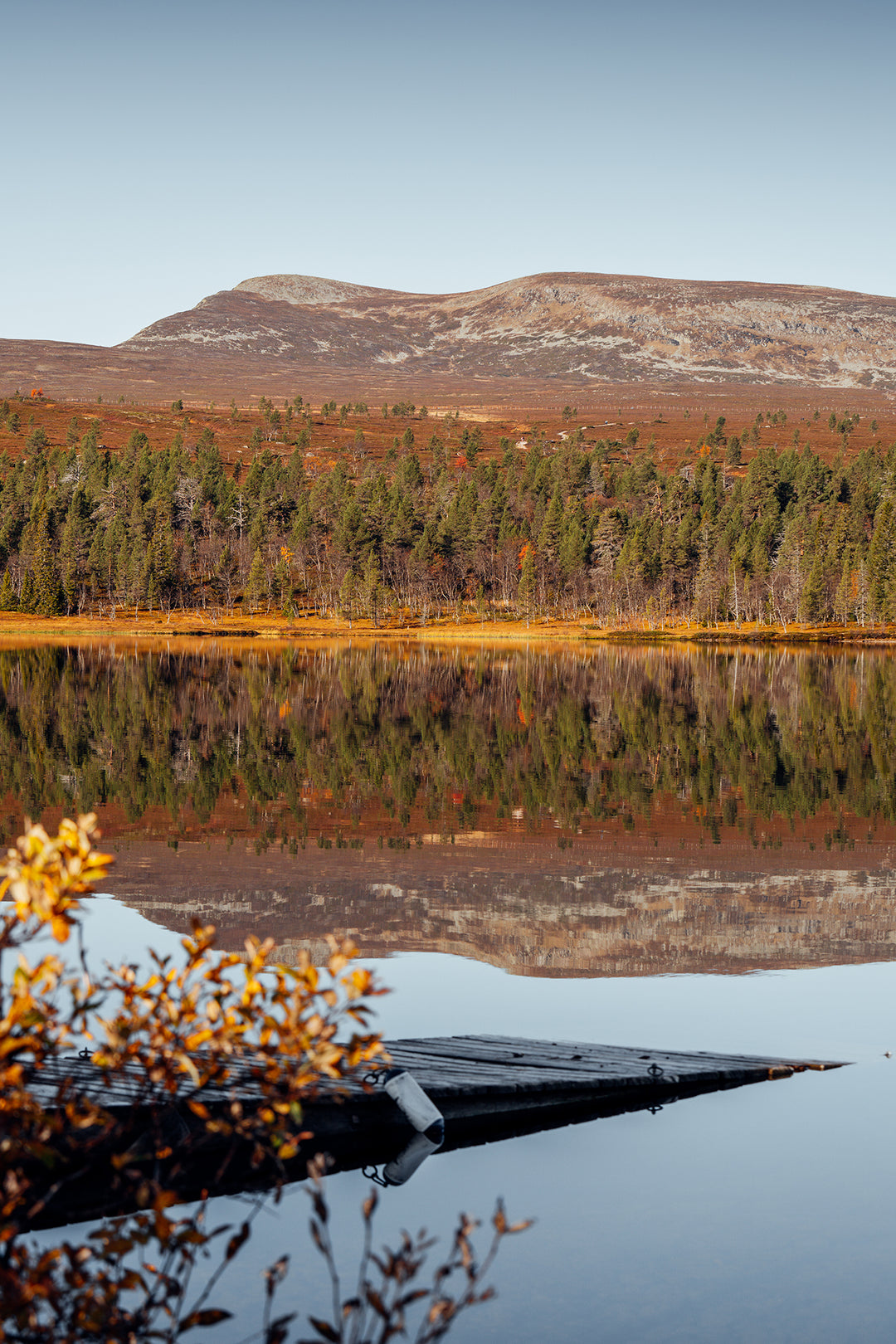 Vindstilla vid Grövelsjön