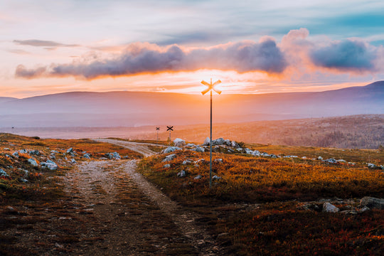 Canvas Soluppgång ledkryss