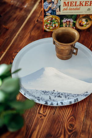 Vinterdag Städjan - Bricka 31 cm