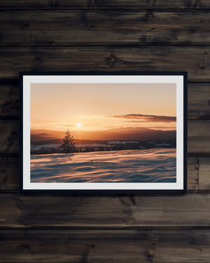 Solnedgång Himmelfjäll