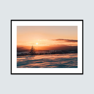 Solnedgång Himmelfjäll