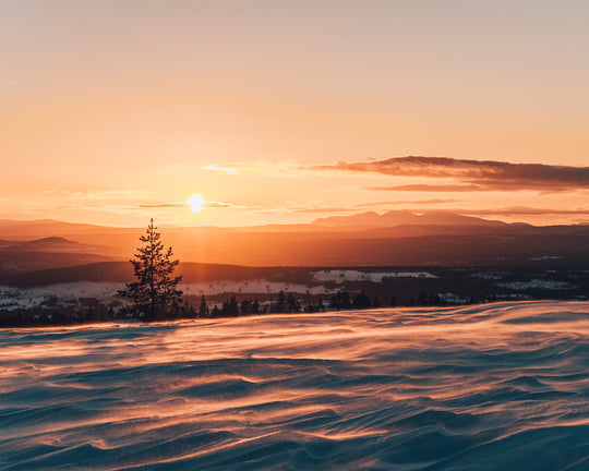 Solnedgång Himmelfjäll