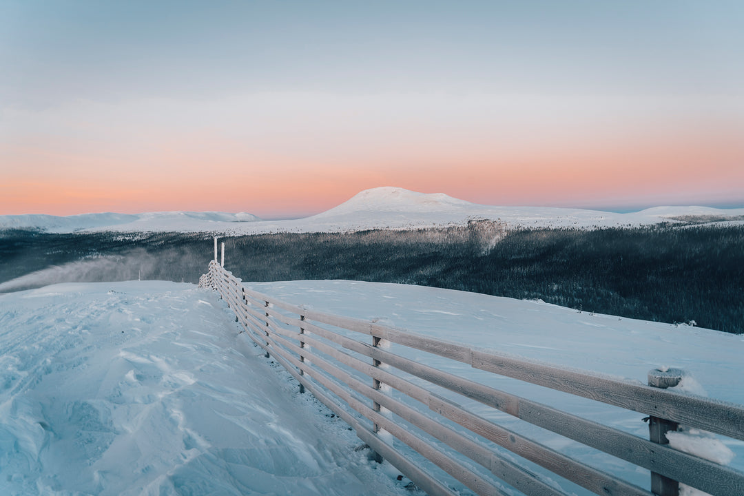 Solnedgång över Nipfjället-Städjan