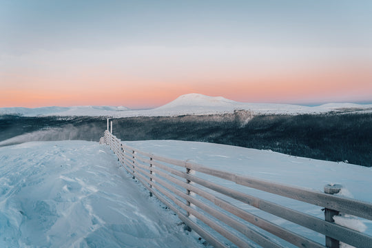 Solnedgång över Nipfjället-Städjan