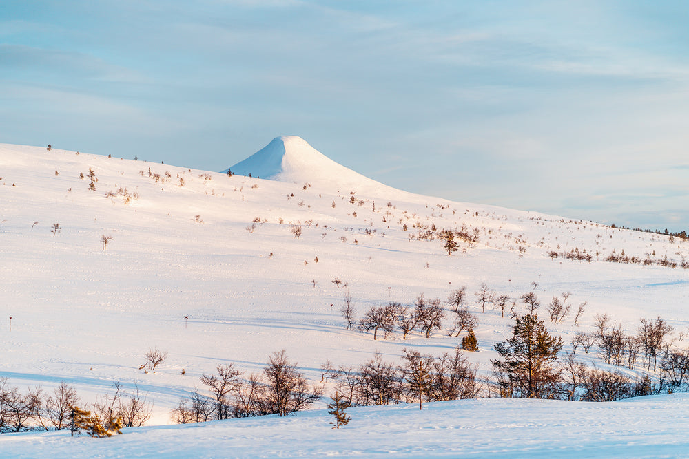 Vinterlandskap Städjan