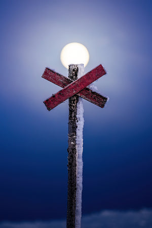 Fullmåne på ledkryss