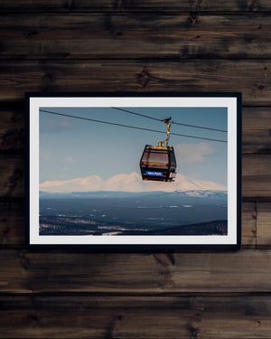 Gondol Rendalssölen soluppgång Idre Fjäll