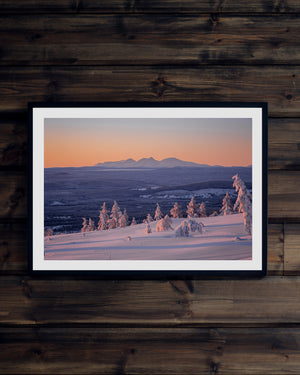 Magiska färger på himlen