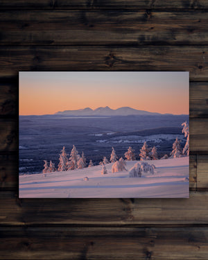 Canvas Magiska färger på himlen