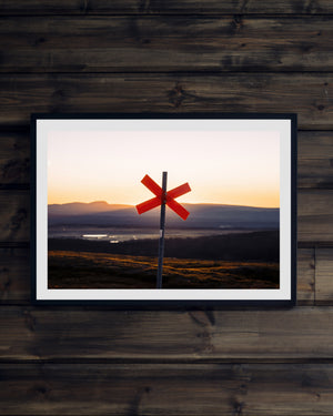 Närbild ledkryss Nipfjället