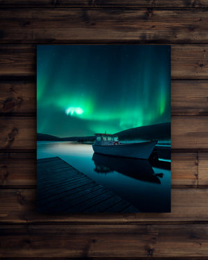 Canvas Norrsken Grövelsjön