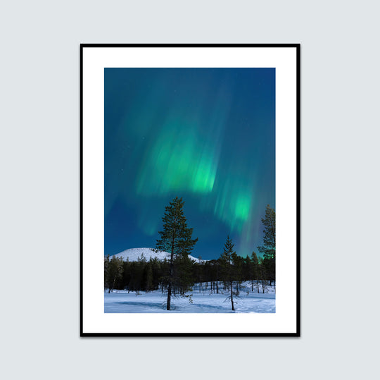 Norrsken Städjan vinter 1