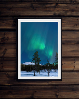 Norrsken Städjan vinter 1