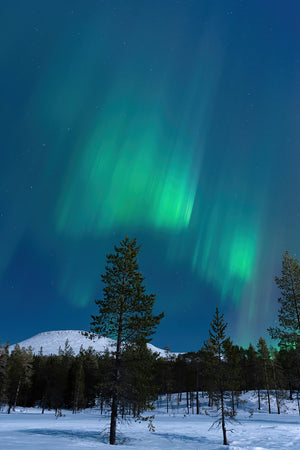 Norrsken Städjan vinter 1