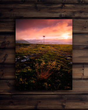 Canvas Soluppgång Nipfjället ledkryss