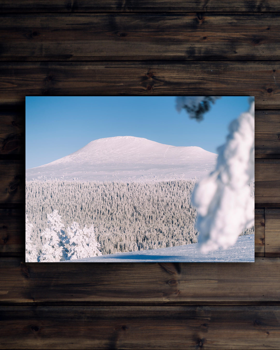 Canvas Städjan från Idre Fjäll