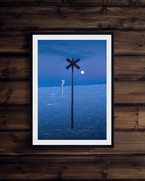 Två ledkryss fullmåne Nipfjället