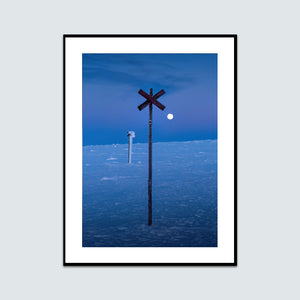 Två ledkryss fullmåne Nipfjället