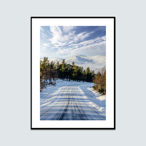 Vägen mot sjöstugan Grövelsjön